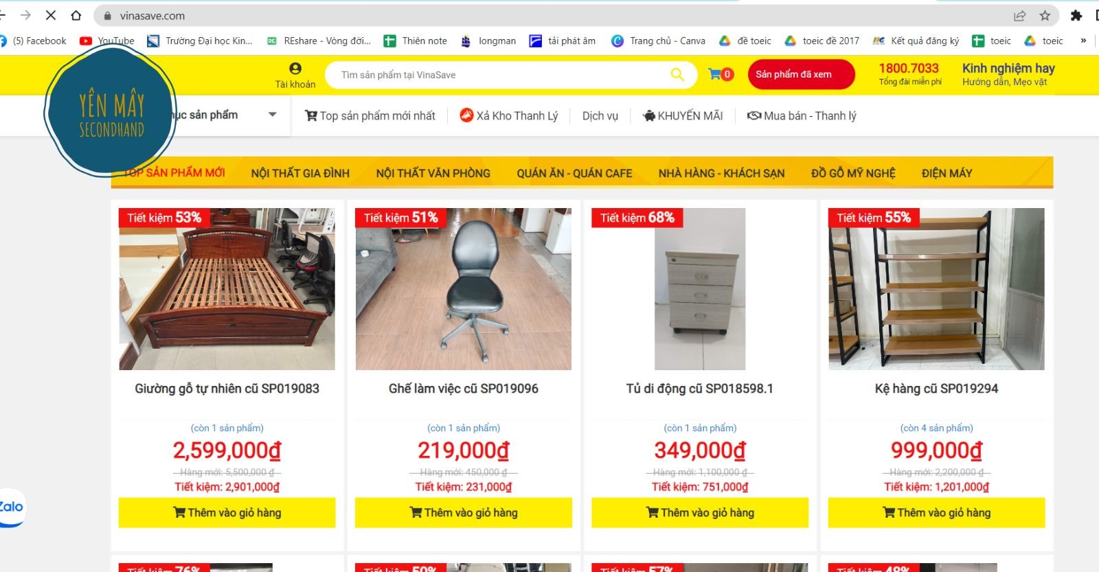 vinasave.com - Web bán đồ cũ chất lượng