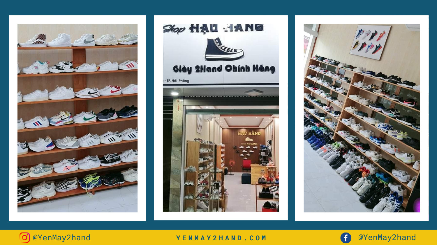 Nhiều giày sneaker 2hand tại Hậu Hằng 2hand