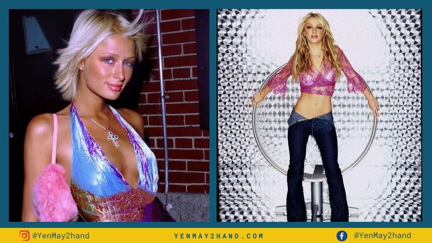 britney spears và paris hilton, hai biểu tượng của y2k