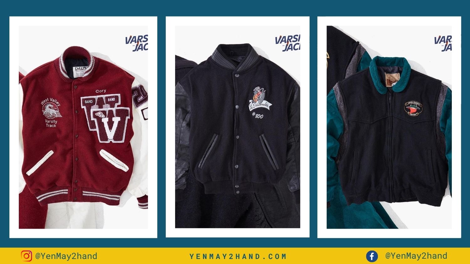 varsity jacket 2hand của vạc