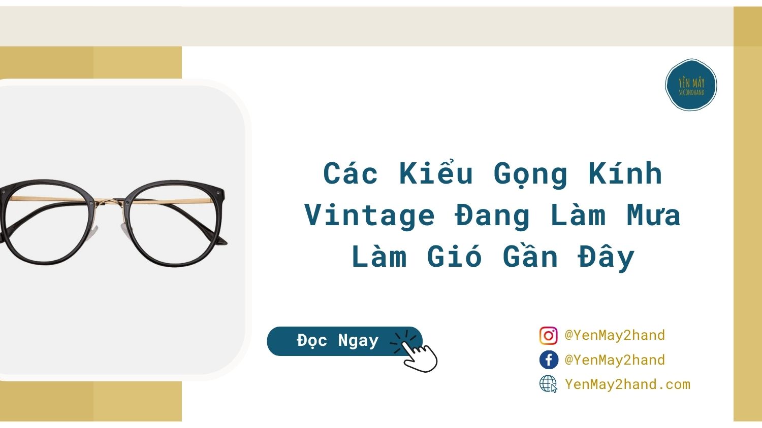 ảnh đại diện bài viết gọng kính vintage