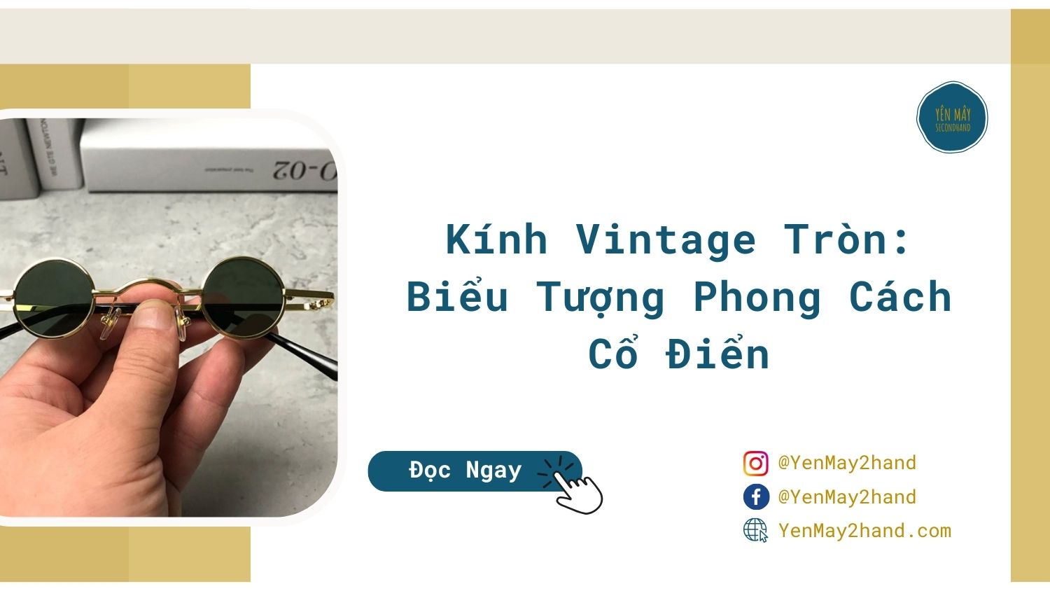 ảnh đại diện của kính vintage tròn