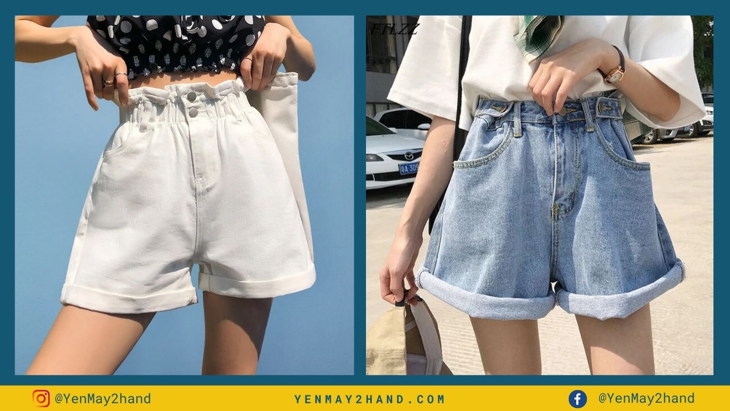 phối đồ với quần short vintage