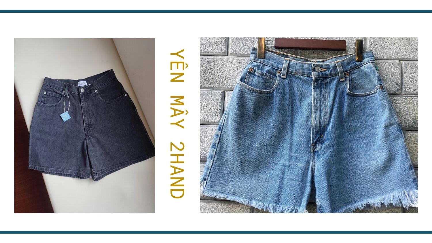 quần short vintage tại Yên Mây 2hand