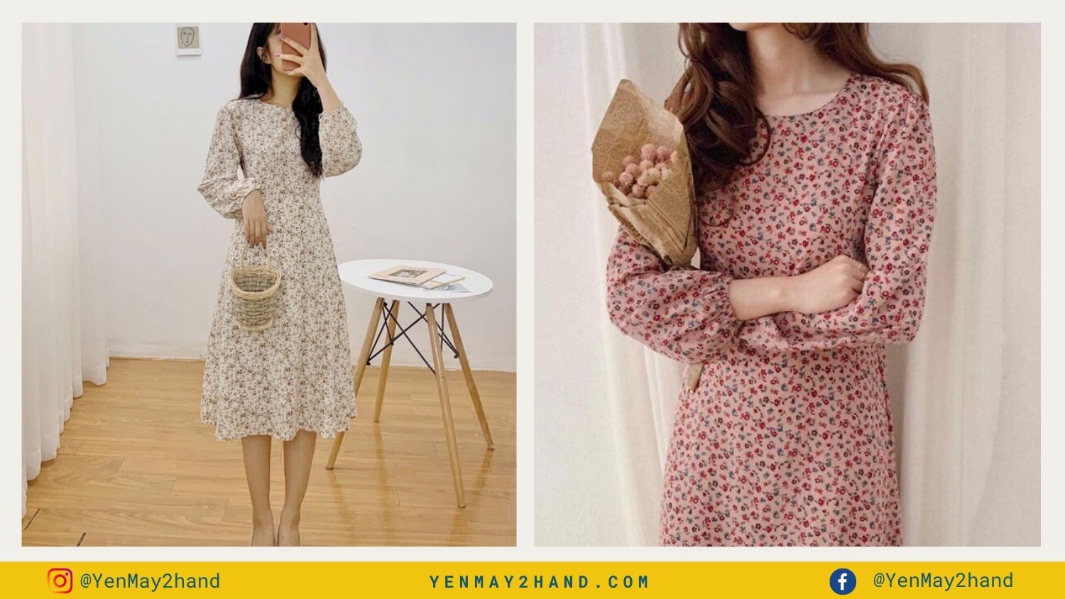 Mua Váy nữ dáng suông dài vintage Linly Store thắt eo form rộng V-TS - Yeep