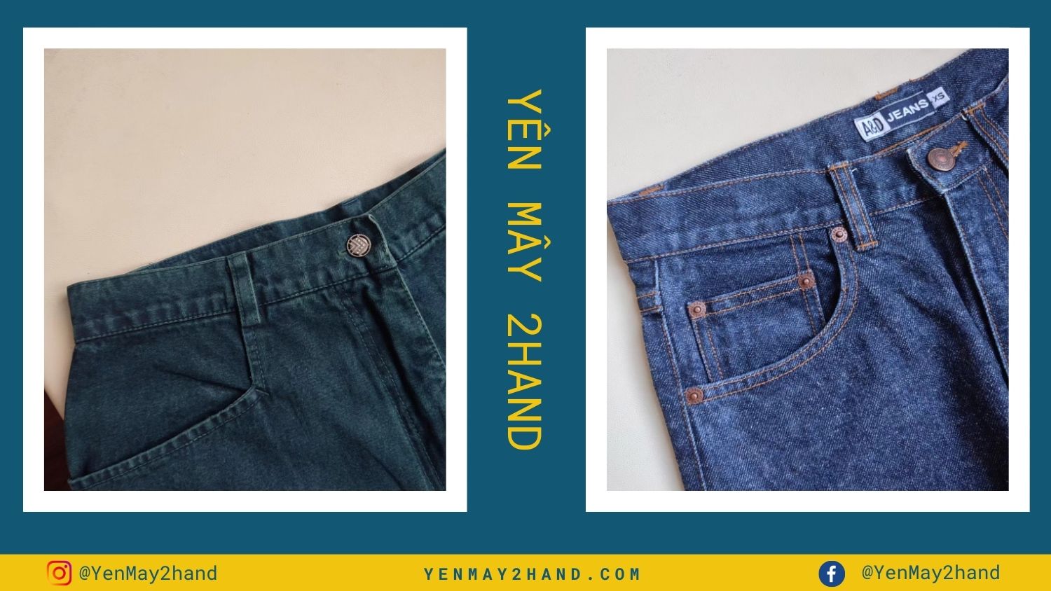 quần jeans vintage shop Yên Mây 2hand