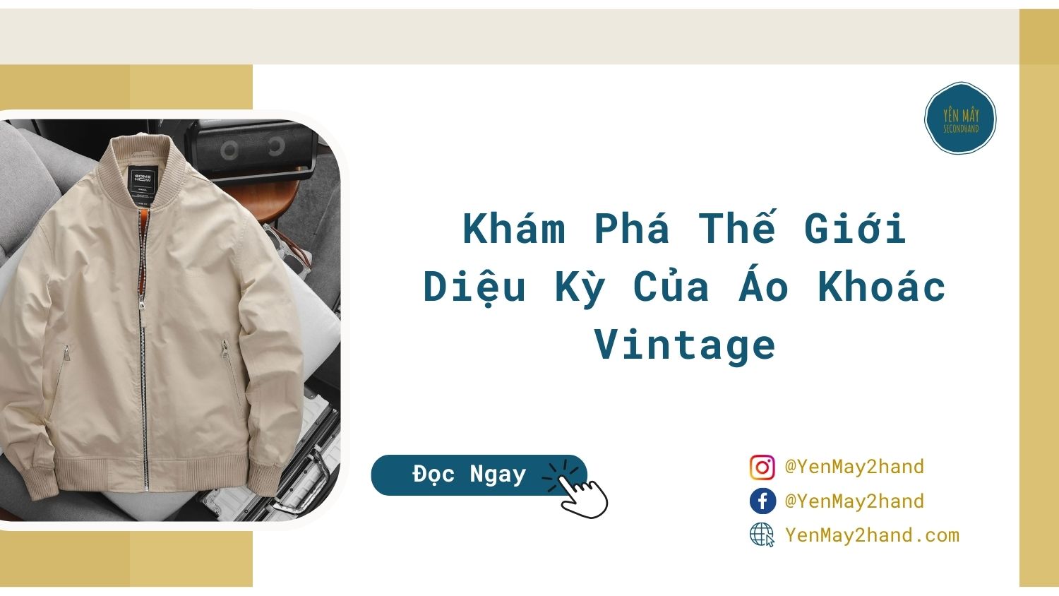 ảnh đại diện cho bài viết áo khoác vintage