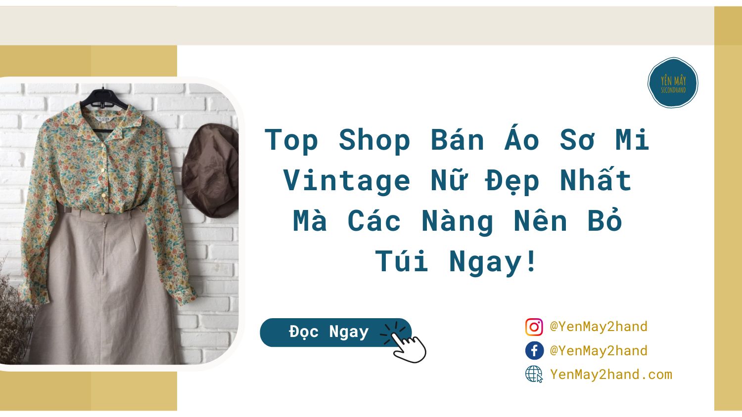 ảnh đại diện của bài viết áo sơ mi vintage nữ đẹp