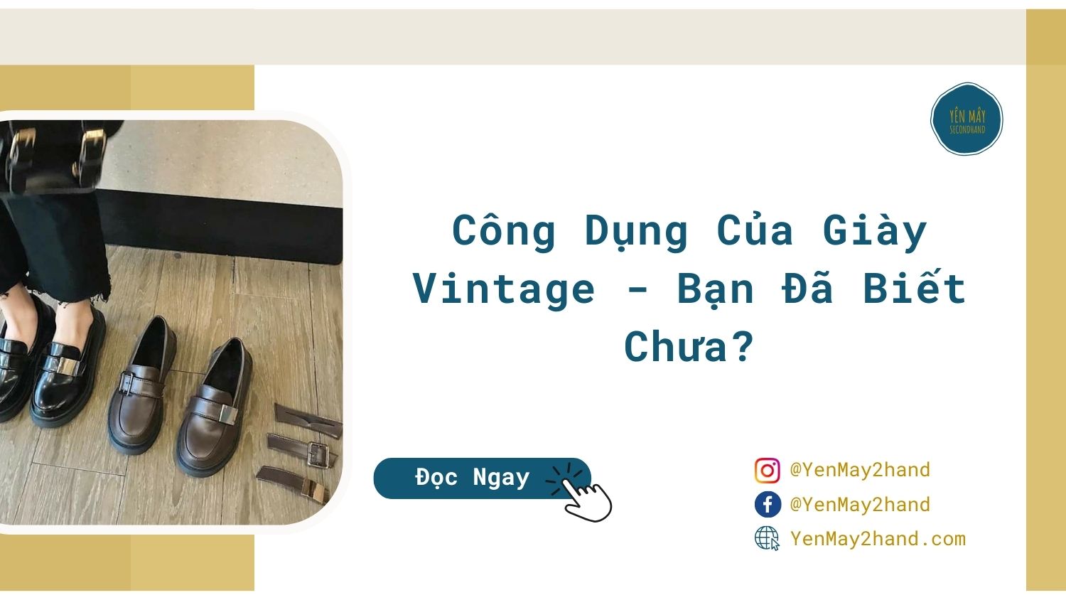 ảnh đại diện của bài viết công dụng của giày vintage