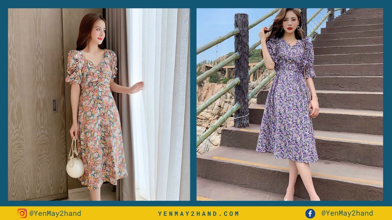 kiểu dáng đầm vintage tay lỡ