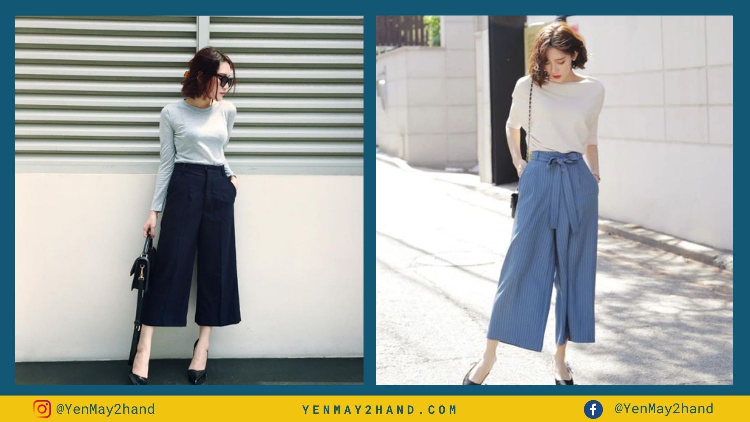 phối cùng quần culottes