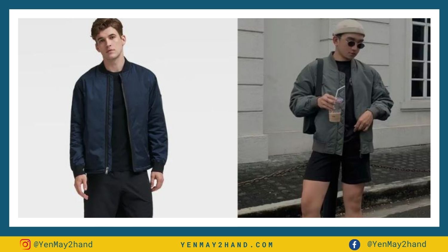 phối cùng quần short và áo bomber