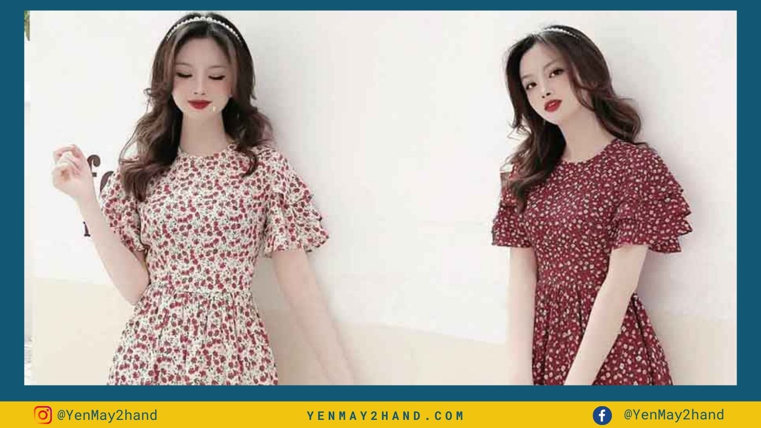 phối đồ đầm vintage tay lỡ