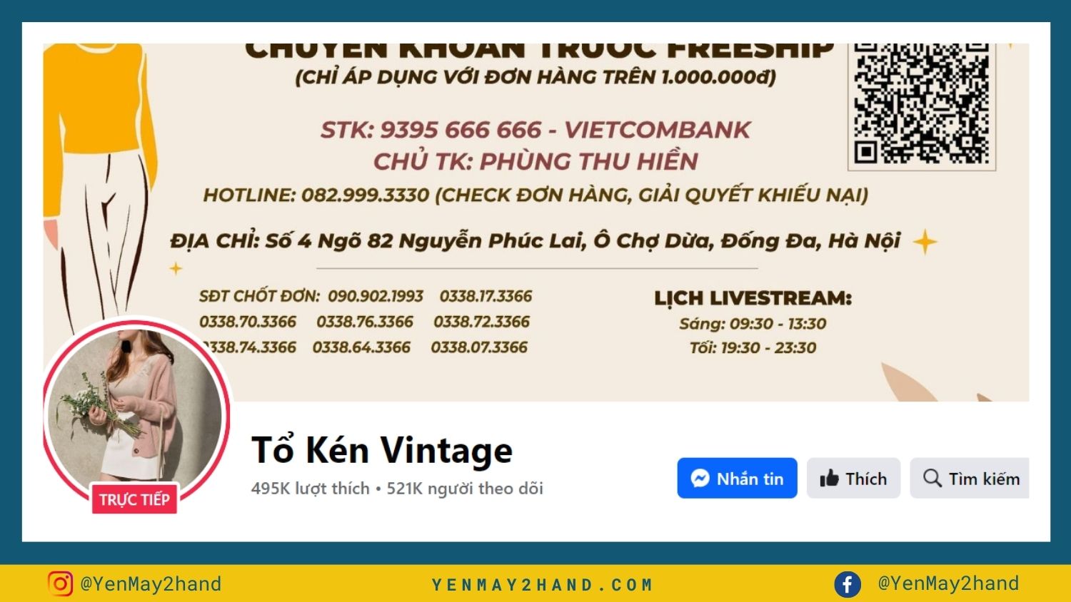 facebook tổ kén vintage