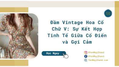 ảnh đại diện của đầm vintage hoa cổ chữ v