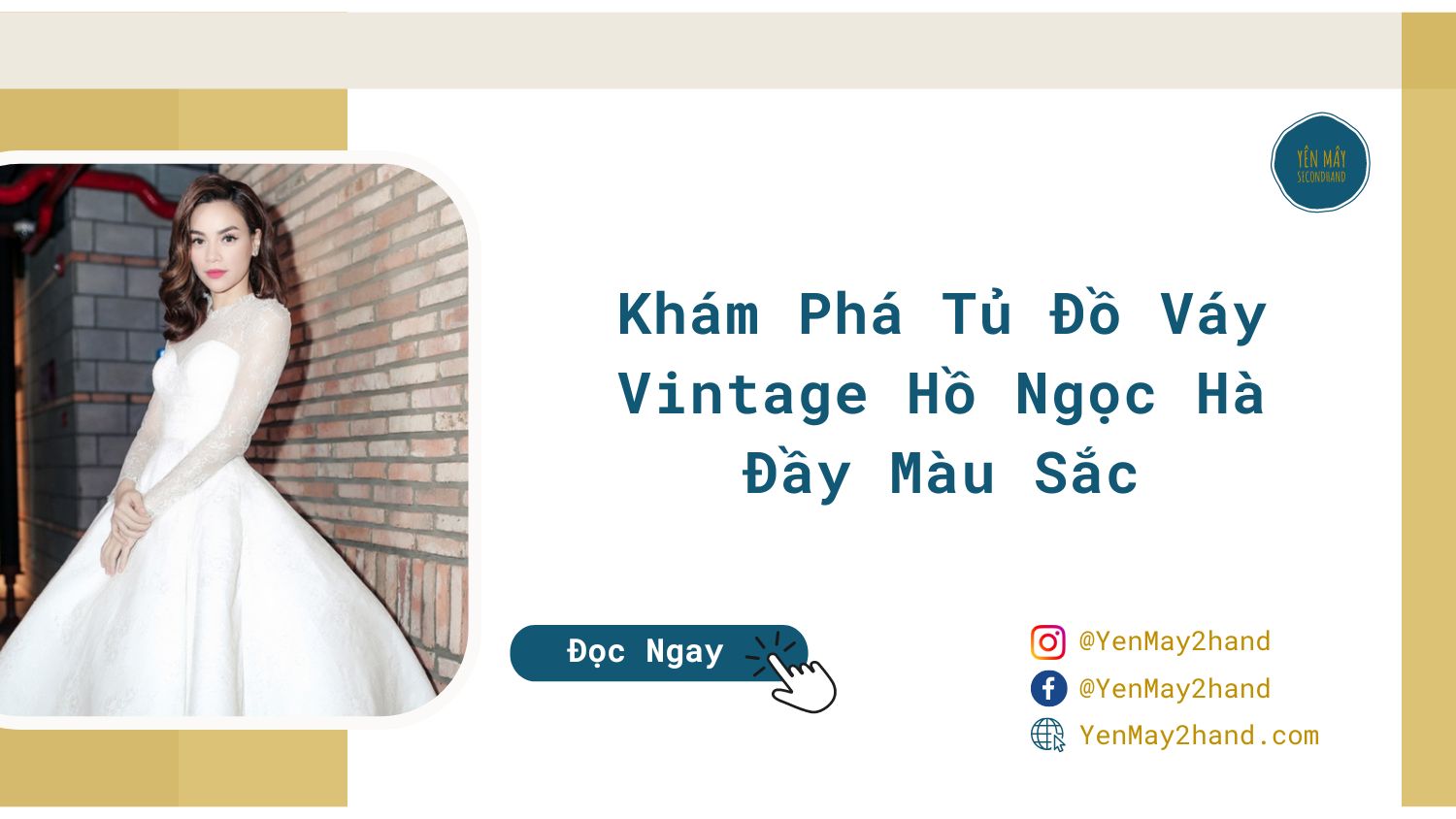 ảnh đại diện của váy vintage hồ ngọc hà